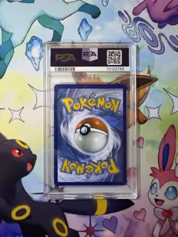Pokemon TCG Glaceon GX Ultra Prism Holo Card Sun & Moon: 039/156 Rare PSA 9 - Image 2