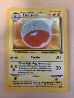 Electrode Holo Jungle Pokemon Card 2/64 MP - Image 1