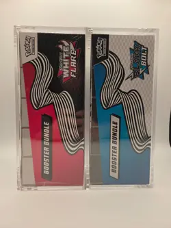 Sealed Pokemon Scarlet & Violet White Flare & Black Bolt Booster Bundle Display - Image 5