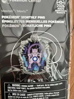 Mewtwo Legendary Moments Pin Monthly Pin (1 Of 12) Pokemon - Fast Dispatch ✅🚚 - Image 2