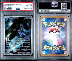 2023 POKEMON JAPANESE SV2A-POKEMON 151 #183 MEWTWO ART RARE PSA GEM MT 10 - Image 3