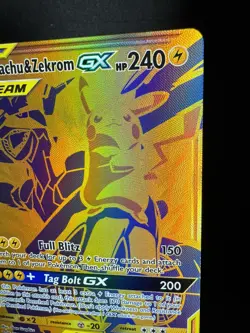 Pokemon TCG SM248 Pikachu & Zekrom GX Tag Team Black Star Promo Ultra Rare NM - Image 3