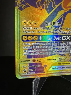 Pokemon TCG SM248 Pikachu & Zekrom GX Tag Team Black Star Promo Ultra Rare NM - Image 4