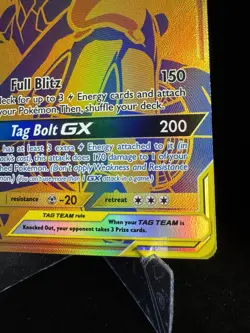 Pokemon TCG SM248 Pikachu & Zekrom GX Tag Team Black Star Promo Ultra Rare NM - Image 5