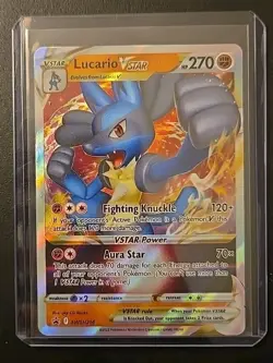 Pokemon TCG Lucario ex (Prismatic Evolutions Stamp) + 2 SWSH Promos All Mint - Image 3