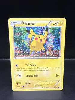 Pokemon TCG Pikachu Mcdonalds Promos 6/12 Confetti Holo Promo 2015 A - Image 1