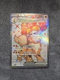 Arcanine ex 224/198 Ultra Rare SV: Scarlet & Violet Base Set Pokemon TCG NM - Image 1