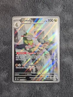 Fraxure 077/064 Illustration Rare SV: Shrouded Fable Pokemon TCG NM - Image 1