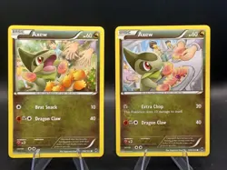 Pokemon TCG Axew Breakthrough 108 & 109/162 Common Connected Artwork Near Mint - Image 1