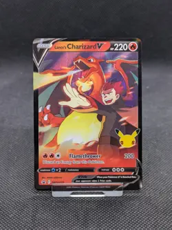 Pokemon TCG Lance's Charizard v SWSH133 Celebrations Black Star Promo Holo NM/M - Image 1