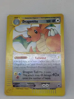 Dragonite 009/165 Expedition Base Set Reverse Holo Rare Pokemon TCG Nintendo MP+ - Image 3