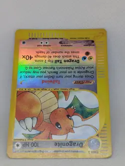 Dragonite 009/165 Expedition Base Set Reverse Holo Rare Pokemon TCG Nintendo MP+ - Image 4