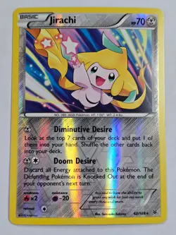 Jirachi 42/108 Holo Rare Roaring Skies Pokemon NM - Image 1