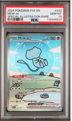 PSA 10 Pokemon PAF En-Paldean Fates SIR Bubble Mew 232/091 English CLEAN! - Image 1