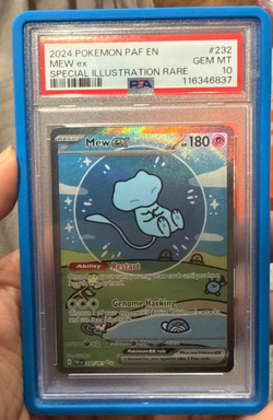 PSA 10 Pokemon PAF En-Paldean Fates SIR Bubble Mew 232/091 English CLEAN! - Image 3