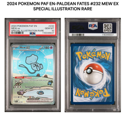 PSA 10 Pokemon PAF En-Paldean Fates SIR Bubble Mew 232/091 English CLEAN! - Image 4