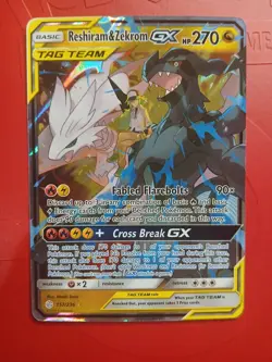 Pokemon TCG Reshiram & Zekrom GX 157/236 Cosmic Eclipse Tag Team - Image 1