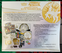 Brilliant Stars Pokemon Center Elite Trainer Box Exclusive ETB (Factory Sealed) - Image 4