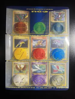 POKEMON NEO-3 PROMO REVELATION BINDER JAPANESE HOLO LUGIA CELEBI U.S. - Image 1