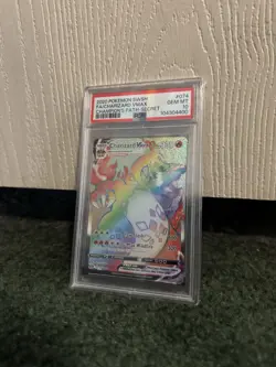 Charizard VMAX 074/073 PSA 10 Secret Rainbow Rare Pokemon Champion's Path - Image 1