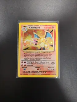 Pokemon TCG 1999 Base Set Charizard 4/102 Holo Rare Unlimited Holographic - Image 2