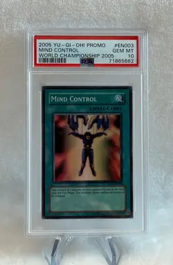 Yu-Gi-Oh! Mind Control World Championship 2005 WC5-EN003 PSA 10! - Image 1