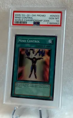 Yu-Gi-Oh! Mind Control World Championship 2005 WC5-EN003 PSA 10! - Image 3