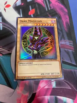 YUGIOH - DARK MAGICIAN - SUPER RARE - DPBC - 1ST ED - NM - Image 1