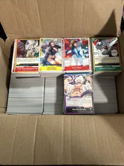 One Piece Box ALL Op01-Op09 Cards Bulk Lot TCG C/UC/L (64L Cards) - Image 1