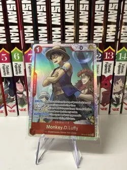 NM Monkey D Luffy OP14-013 SR Foil One Piece TCG English - Image 1