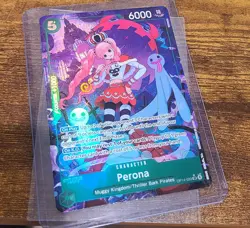 Perona OP14-033 Alternate Art - The Azure Sea’s Seven One Piece TCG English - Image 1
