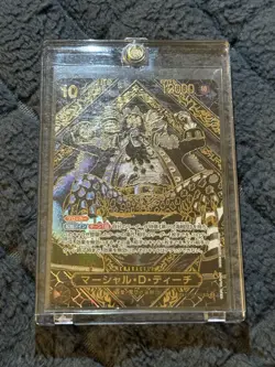 One Piece TCG Marshall D Teach Gold Parallel Japanese - Image 3