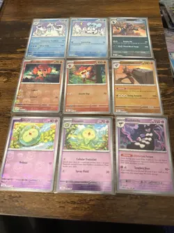 Pokemon Black Bolt and White Flare Masterball 13 Card Lot - Image 1