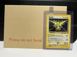 Pokemon TCG Zapdos Holo Card 20/130 Base Set 2 LP - Image 3