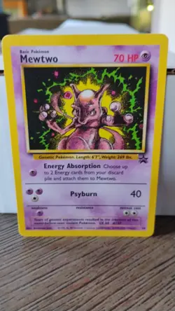 MEWTWO Black Star Promo POKEMON Non-Holo 2000 Trading Card #14 - Image 1