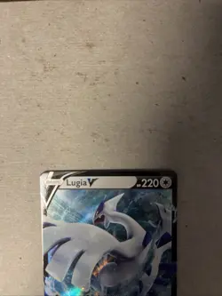 Pokemon TCG Lugia v SWSH301 Holo Black Star Promo Card Mint - Image 3