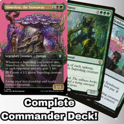 MTG Commander EDH Deck Slimefoot, the Stowaway 100 Magic Cards Custom Deck - Image 1
