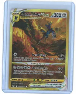 Pokemon Origin Forme Dialga VSTAR GG68/GG70 Crown Zenith Holo Card - Image 1