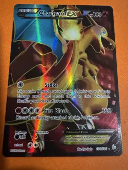Charizard EX Flashfire Holo Full Art Card 100/106 Lightly Played - Image 1