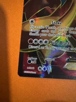 Charizard EX Flashfire Holo Full Art Card 100/106 Lightly Played - Image 5