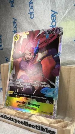One Piece Card Game Jewelry Bonney OP08-105 Super Rare English Edition - Image 4