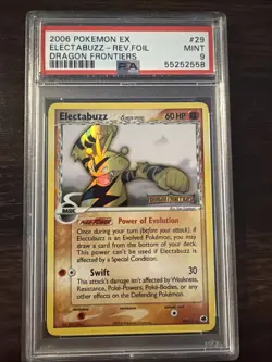Pokemon Electabuzz Delta Species Reverse Holo Card 29/101 EX Dragon Frontiers - Image 1