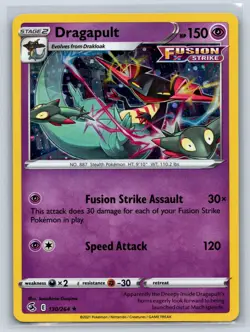 Dragapult 130/264 Cosmos Holo SWSH08: Fusion Strike NM Pokemon TCG Card - Image 1