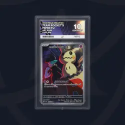 Pokemon Cards Team Rocket's Mimikyu 205/193 ACE 10 MEGA Dream Japanese GEM MINT - Image 1