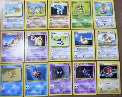 Pokemon TCG Base Set 1/2 75 Card Lot LP - Image 2