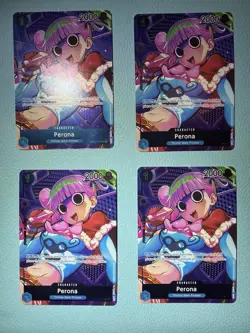 One Piece Perona OP01-077 Box Topper Card Game Romance Dawn - Image 2