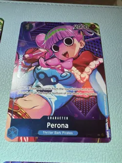 One Piece Perona OP01-077 Box Topper Card Game Romance Dawn - Image 5