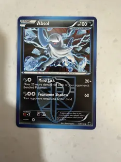 Absol 67/116 Black White Plasma-Freeze Pokemon Card Regular - Image 1