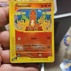 Pokemon Charmander Expedition Base Set Reverse Holo Card 98/165 English 50 HP - Image 1