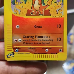 Pokemon Charmander Expedition Base Set Reverse Holo Card 98/165 English 50 HP - Image 2